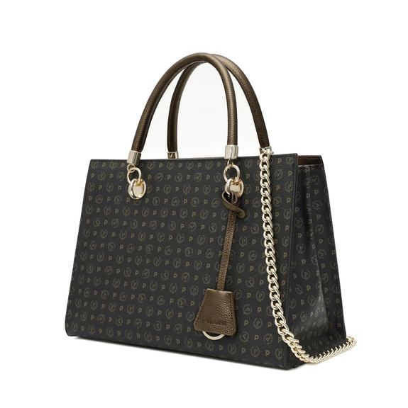 Heritage Classic Handtasche, mit Schultergurt schwarze Bronze - Damentaschen