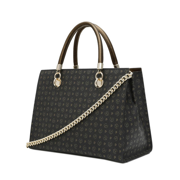 Heritage Classic Handtasche, mit Schultergurt schwarze Bronze - Damentaschen
