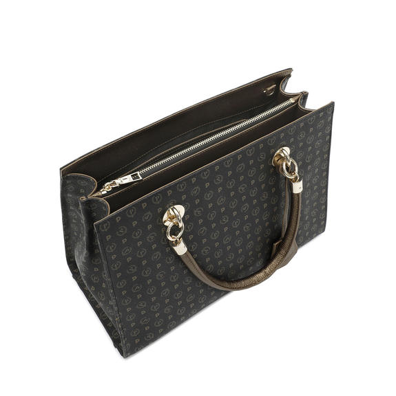 Heritage Classic Handtasche, mit Schultergurt schwarze Bronze - Damentaschen