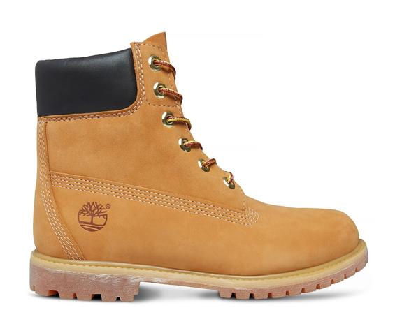 Stivaletti 6 ZOLL PREMIUM, aus Nubukleder gelb - Damenschuhe