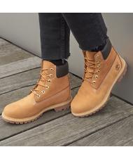 TIMBERLAND Stivaletti 6 ZOLL PREMIUM, aus Nubukleder gelb - Damenschuhe - 9