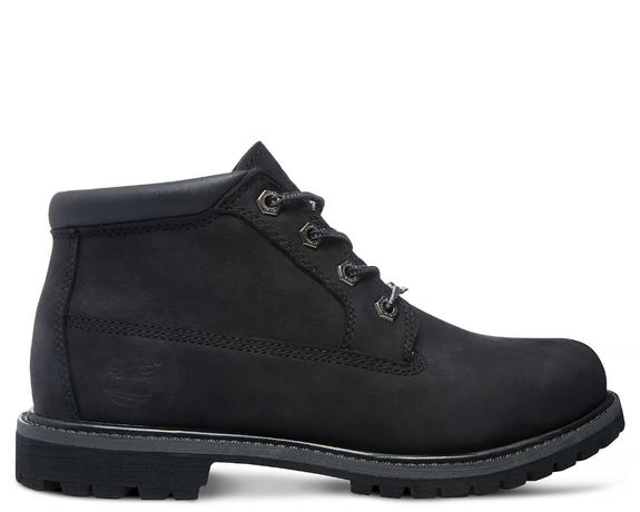 Scarponcini NELLIE CHUKKA, aus Nubukleder PECHSCHWARZ - Damenschuhe